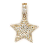 4.00 CT. Diamond Star Pendant - White Carat - USA